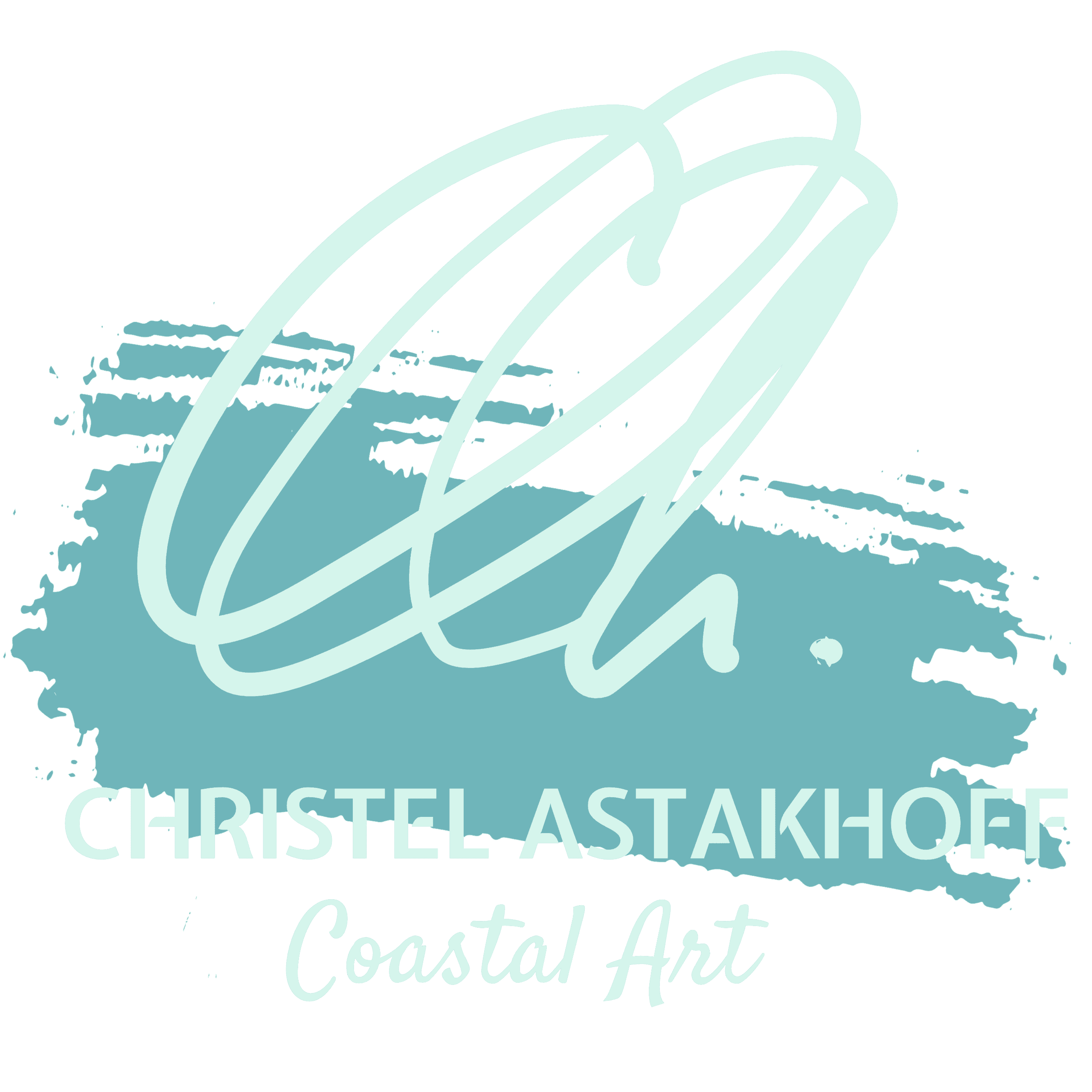 Christel Astakhoff Art logo light