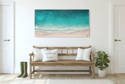 Tableau plage moderne